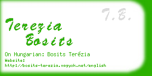terezia bosits business card